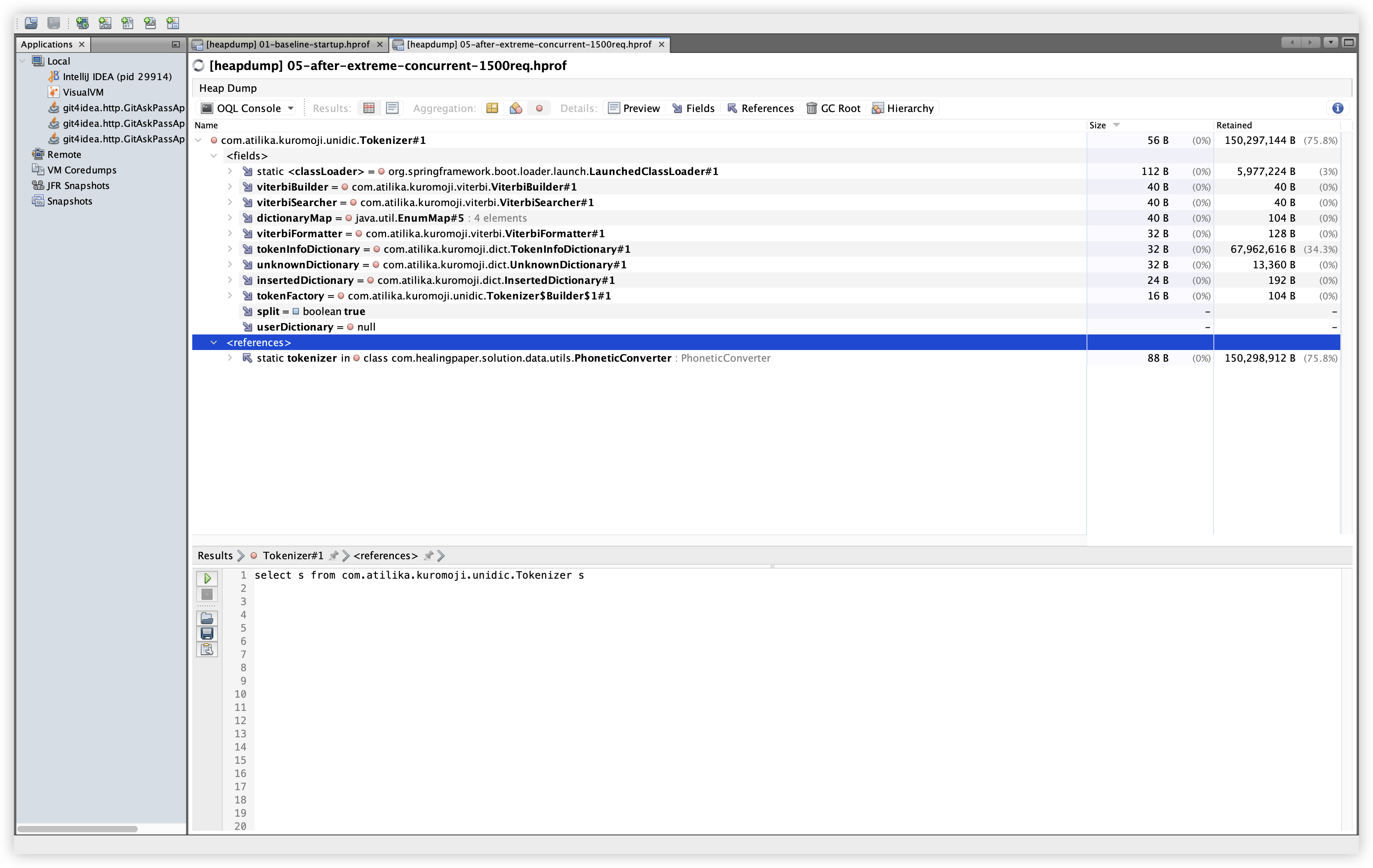 oql-tokenizer-extreme